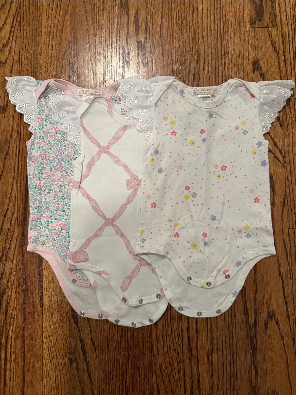 TBBC Baby Girl Set of 3 One Pieces (18-24m)